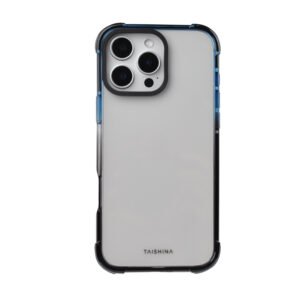 Iphone 16 Promax - Tank Case Gradient(Blue+Black) Border