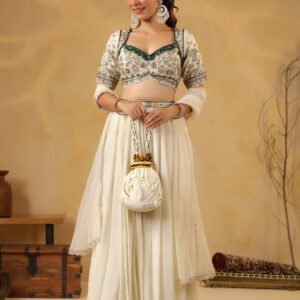 Ivory Majesty Lehenga Set