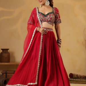 ❤️ Rajkumari Rouge Lehenga Set👑