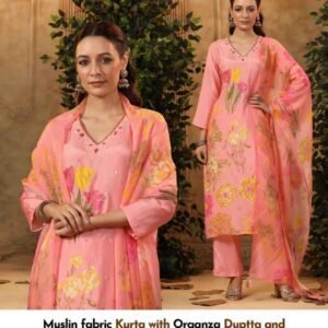 Peach Blossom Kurta Set🌸