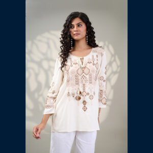 Silken Charm Tunic
