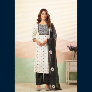 Monochrome Meadow Suit Set