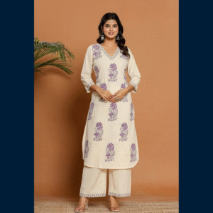 Lavender Bloom Cotton Set