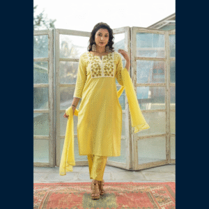 Sunlit Marigold Kurta Set
