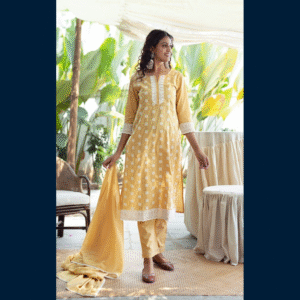 Golden Meadow Kurta Set