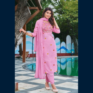 Floral Fantasy Pink Suit