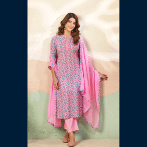 Blush Petal Charm Kurta Set