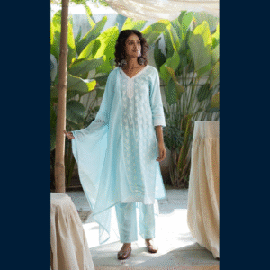 Aqua Serenity Kurta Set