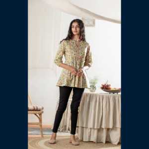 Blooming Buttercup Peplum Top