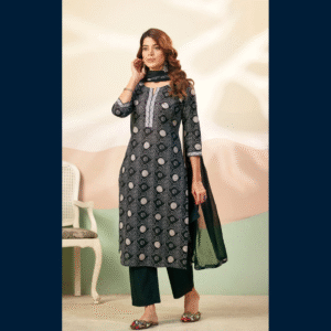 Noir Matrix Kurta Set