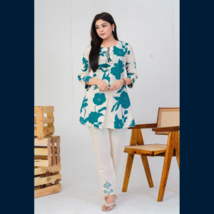 Teal Bloom A-Line Set