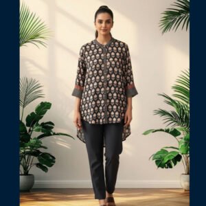 Noir Bloom Kurti