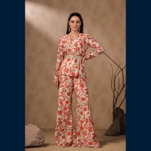 Gulbahar Silk Co-ord Set