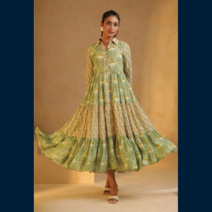 Mint Meadow Tiered Dress