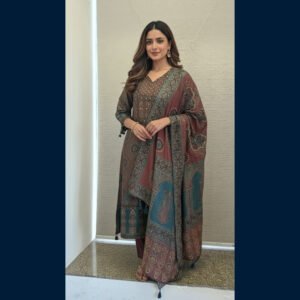 Printed Kurta Pant Dupatta Set