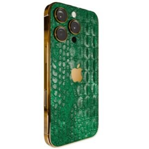 Green Croc Elite iPhone 16 Pro & Pro Max