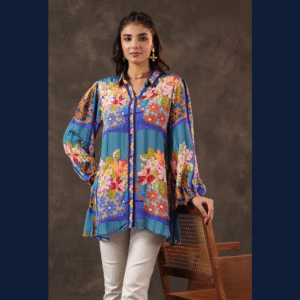 Vibrant Flora Printed Shirt
