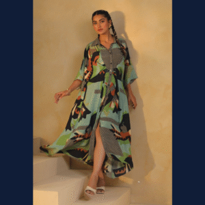 Printed One Piece Dress