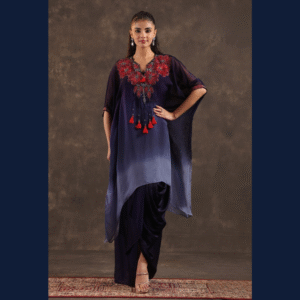 Embroidered Kaftan Set