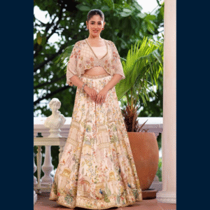Ivory Garden Palace Lehenga Set