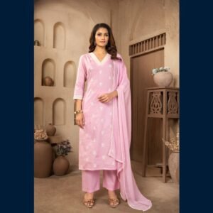 Blush Noor Embroidered Kurta Set