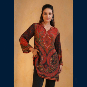 Persian Rust Paisley Tunic