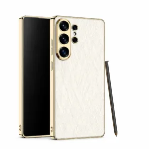 Samsung Galaxy S26 Ultra - SilkEdge GoldFrame Case