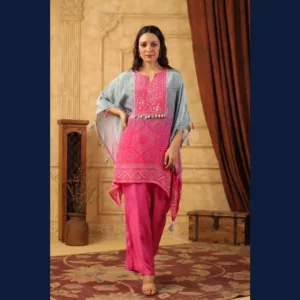 Ocean Rose Ombre Kaftan Set