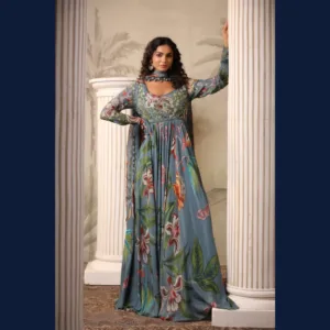 Ocean Garden Anarkali