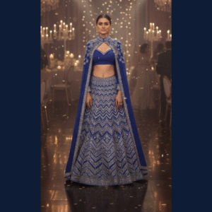 Midnight Blue Bridal Set