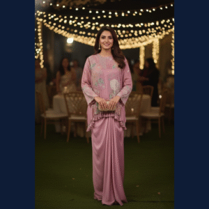 Blush Bloom Hand-Embroidered