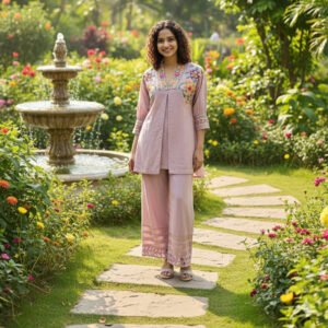 Blush Garden Kurta Set
