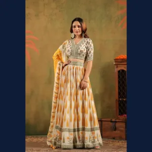 Saffron Garden Ensemble Lehenga