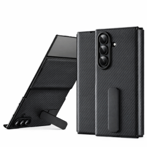 Samsung Galaxy Z Trifold – NappaCore Leather Stand Case