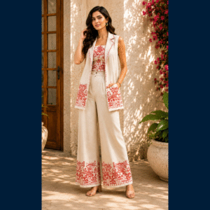 Ivory Noor Luxe Co-ord Set