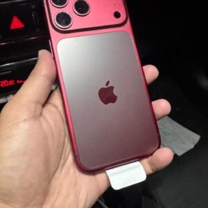 Gold Genie iPhone 17 Pro & Pro Max CRIMSON VELOUR™ Ruby Titanium Edition