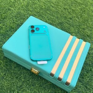 Gold Genie iPhone 17 Pro & Pro Max TIFFANY ÉLITE™ Aqua Titanium Edition
