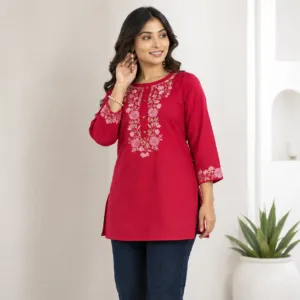 Crimson Grace Floral Top