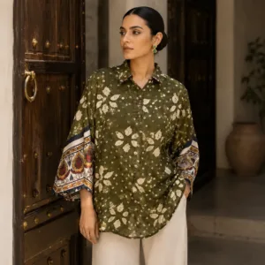 Sage Mosaic Luxe Shirt