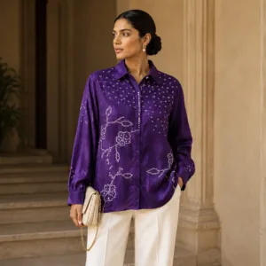 Royal Orchid Luxe Shirt