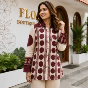 Maroon Muse Shirt