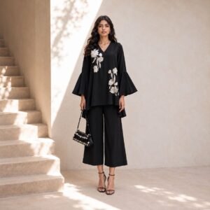 Noir Blossom Co-Ord Set