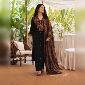 Noir Heritage Dupatta Set