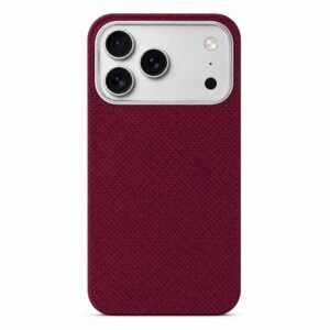 iPhone 17 Pro – Red Plain Pattern Case